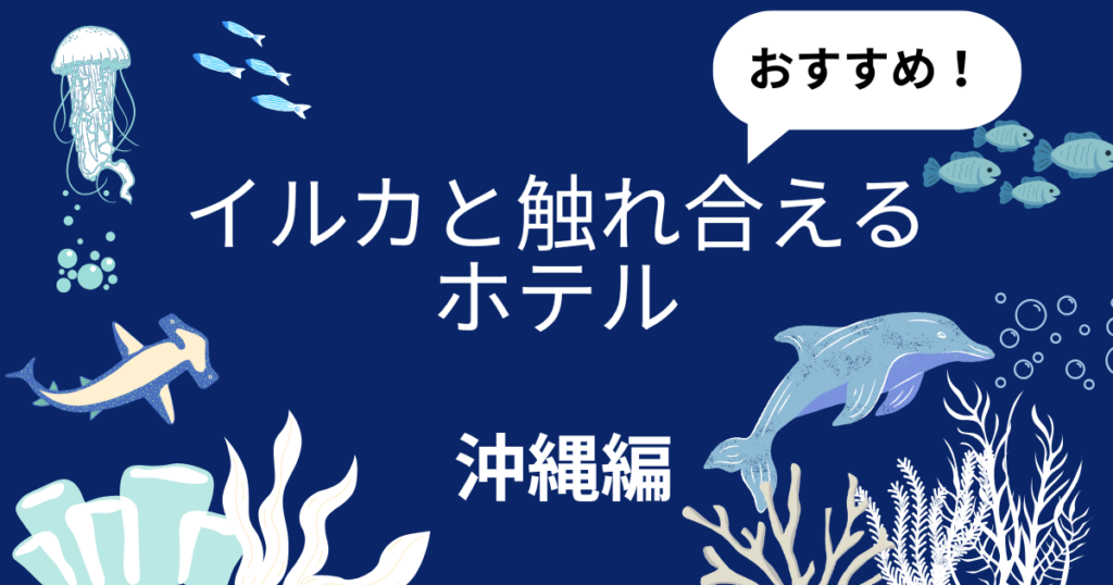イルカと触れ合えるアクティビティがある沖縄のホテル