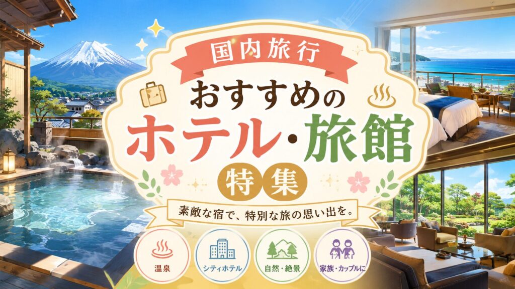 おすすめの国内ホテル・旅館